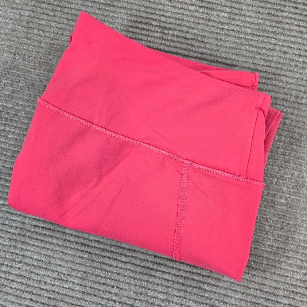 Victoria Sport Womens XL Pink Mesh Scalloped Knockout Capri Leggings